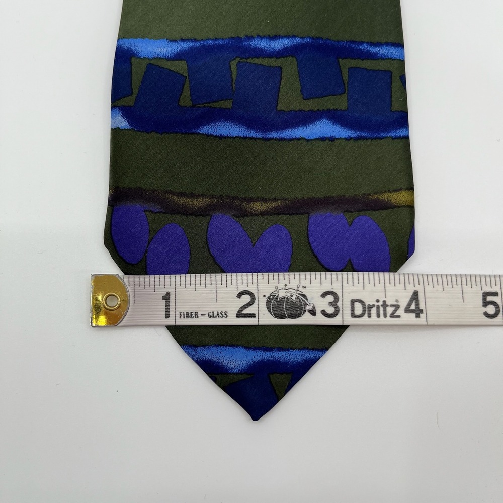 The DeSantis Collection Necktie Mens LOT of 4 Silk Ties Abstract Made in Italy - Picture 7 of 16
